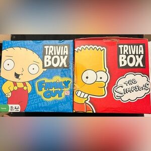 Family Guy Imagination Trivia Box Set - Family Guy and The Simpsons
